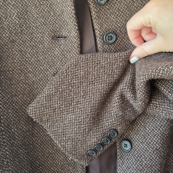 Lauren Ralph Lauren Vintage Tweed Midi Skirt Suit Jacket 10, Skirt 6